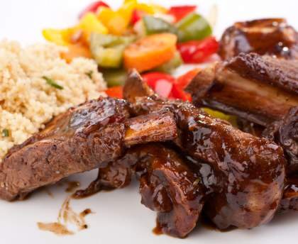 Côtes de veau à la vapeur de cidre