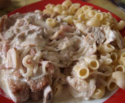 Côtes de veau façon grand mère