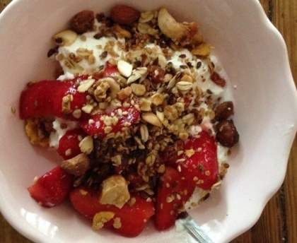 Coupe de fruits / muesli minceur