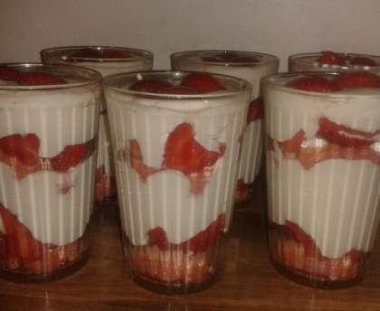 Coupe délice de fraises 