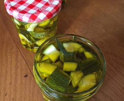 Courgette apéritive