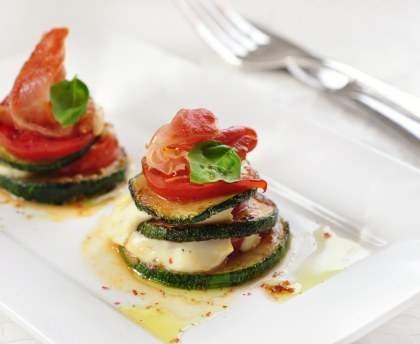 Courgettes à la mozzarella (à la poêle)