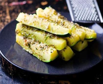 Courgettes à la vinaigrette