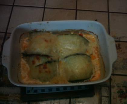 Courgettes en lasagnes, chorizo et chèvre