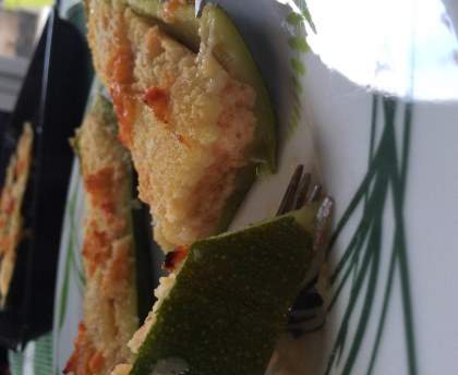 Courgettes farcies à la tomate et au basilic