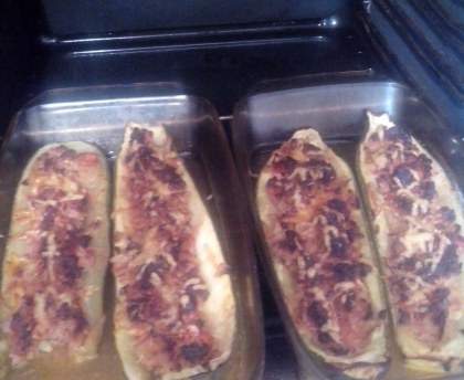 Courgettes farcies à la viande