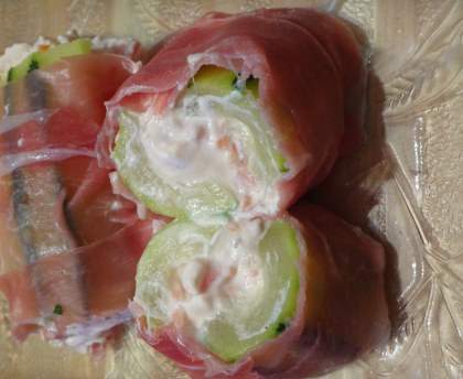Courgettes farcies au fromage frais