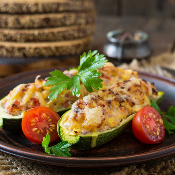 Courgettes farcies au Thermomix 