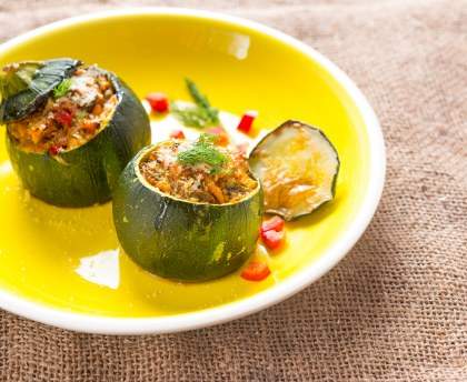 Courgettes farcies express