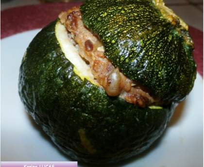 Courgettes farcies façon couscous
