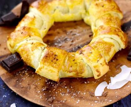 Couronne chocolat coco