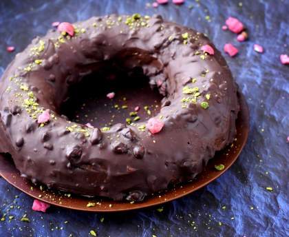 Couronne chocolat pistache