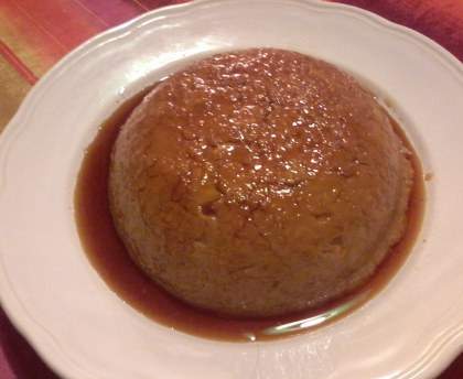 Couronne de riz au lait aux pommes