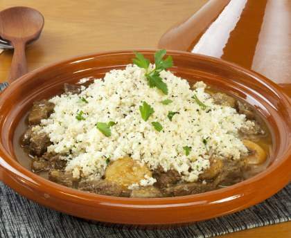 Couscous à l'épaule d'agneau