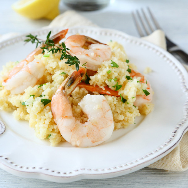 Couscous aux crevettes au Thermomix