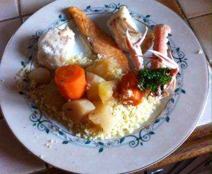Couscous poissons et crustacés
