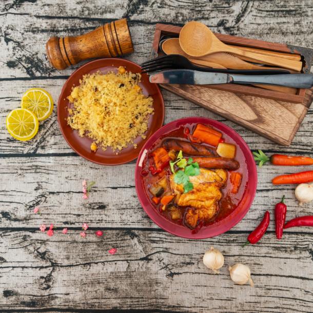 Couscous sauce rouge