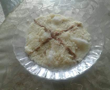 Couscous sucré aux raisins secs 
