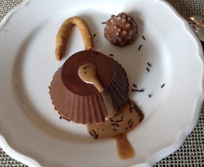 Craquant de chocolat, spéculoos et mousse au chocolat
