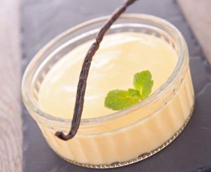 Crème à la vanille et à l'anis