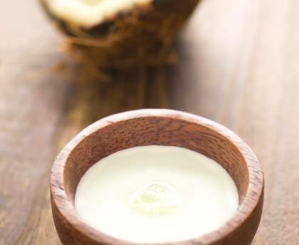 crème anglaise au lait de coco