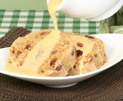 Crème anglaise avec saucier