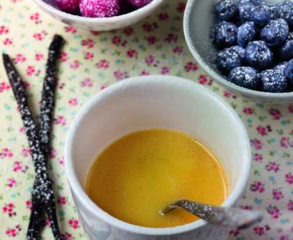 Crème anglaise fine