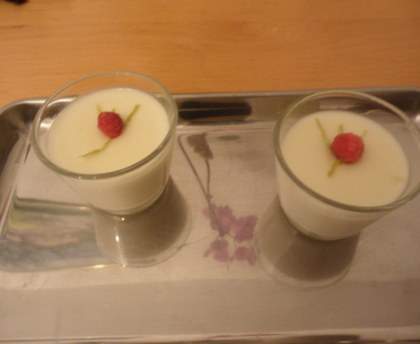 Crème au lait de coco et au mascarpone
