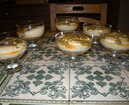 Crème aux fruits de la passion