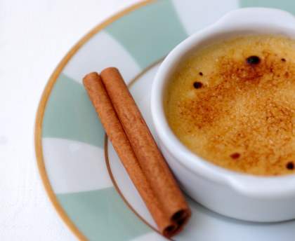 Crème brûlée à la cannelle