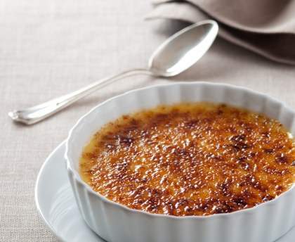 Crème brûlée au thé