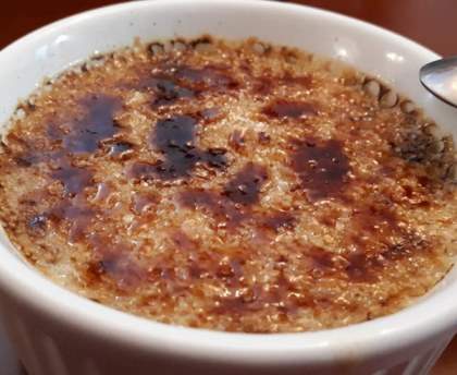 Crème brûlée aux marrons