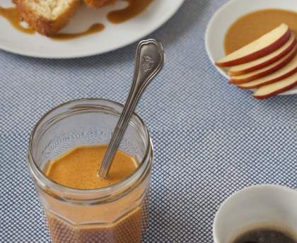 Crème caramel au beurre salé façon pâte à tartiner