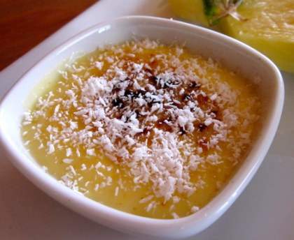 Crème catalane coco