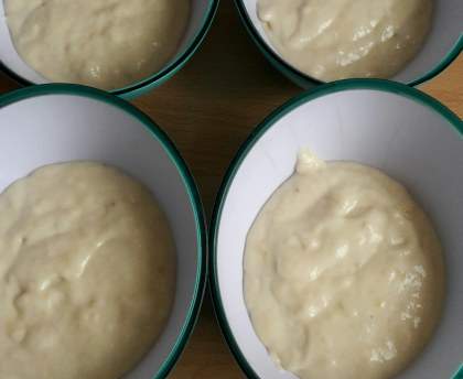Crème de banane aux petits-suisses
