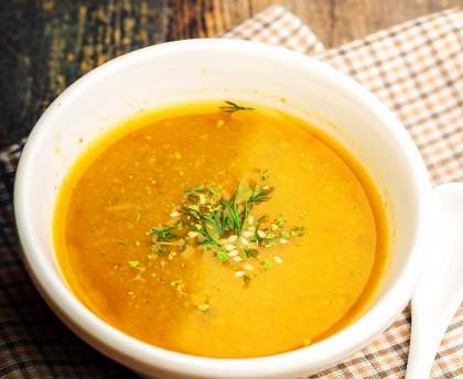 Crème de butternut épicée