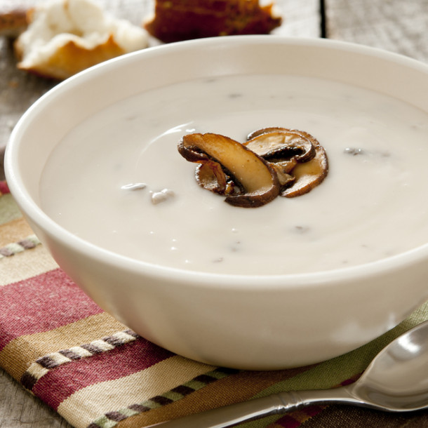 Crème de champignons de Paris