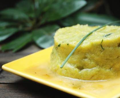 Crème de poireau aux herbes