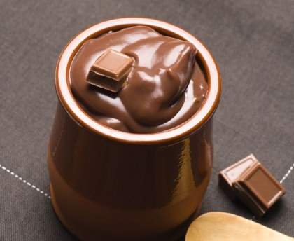 Créme dessert au chocolat sans oeufs ni beurre