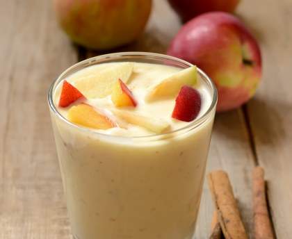 Crème dessert aux pommes