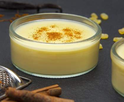 Crème dessert vanille et caramel 