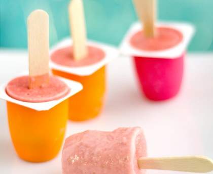 Crème glacée aux fraises rapide