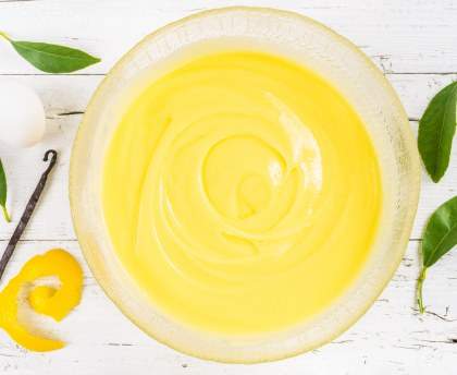 Crème pâtissière au citron