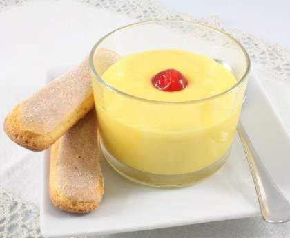 Crème pâtissière sans lait animal, sans oeuf, sans blé