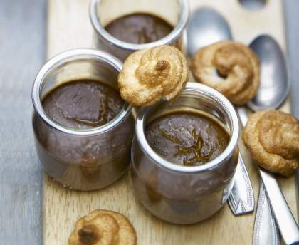 Crème péruvienne choco-caramel et café