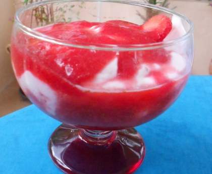 Crémets aux fraises