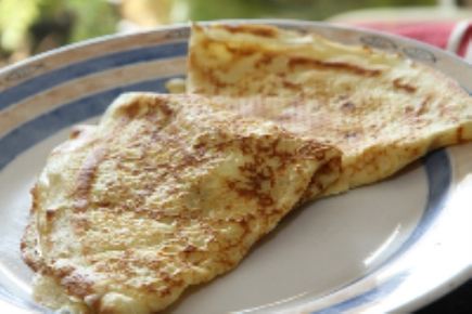 crêpe à la brandade 