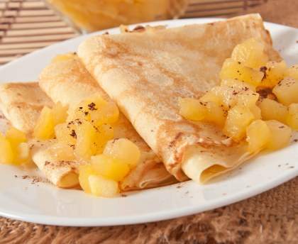 Crêpe normande (ou crêpe à la pomme)