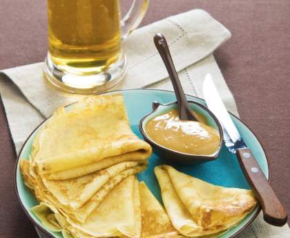Crêpes à la bière parfumées