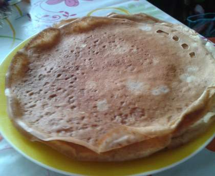 Crêpes à la farine d'épeautre
